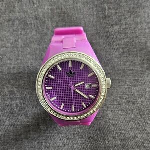 adidas Pink and Purple Women's Watch with Crystal Bezel